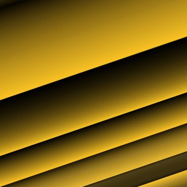 Siyah zemin üzerinde parlak sarı desenler. Karmaşık şekiller ve tasarımlar meydana getiriyorlar.