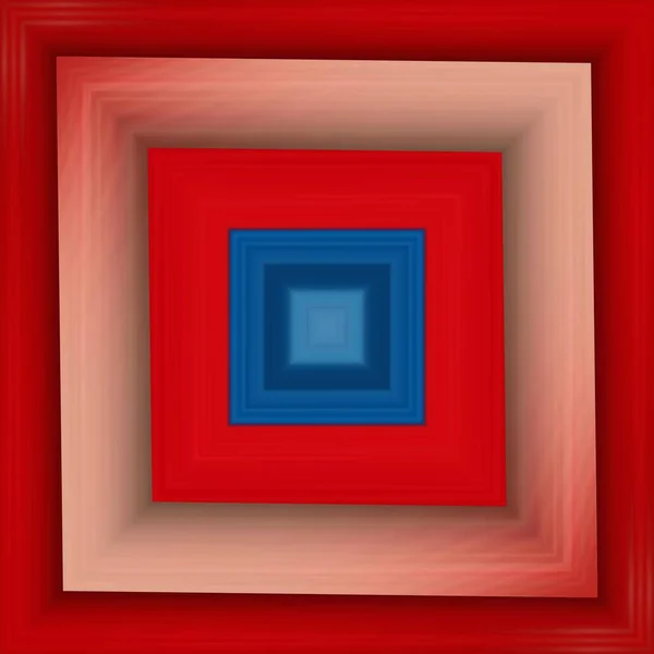 Sterne Und Streifen Blau Rot Weiß Geometrisch Wiederholtes Muster Und — Stockfoto