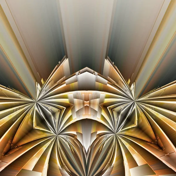 Cobre Metálico Prata Colorido Futurista Formas Geométricas Repetindo Desenhos Padrões — Fotografia de Stock