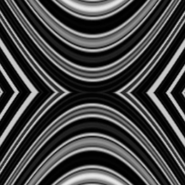 Monochromatische Abstracte Kunst Grijstinten Van Ingewikkelde Futuristische Geometrische Concentrische Patronen — Stockfoto