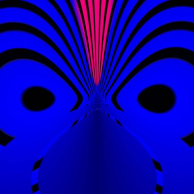 canlı pembe mor ve elektrikli mavi neon ve ultraviyole soyut desenler ve geometrik tasarım sanatı