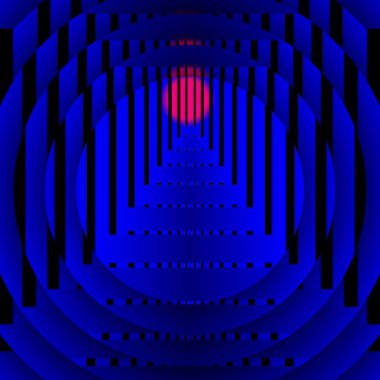 canlı pembe mor ve elektrikli mavi neon ve ultraviyole soyut desenler ve geometrik tasarım sanatı