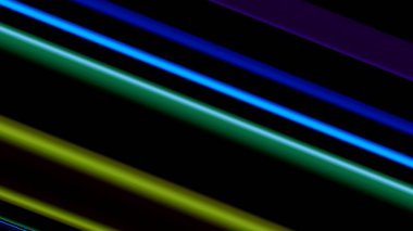 Düzenli düzende birçok renkli köşegen şeritten minimalizm yaratıcı sanat