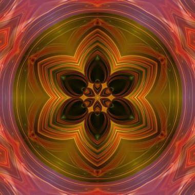 çok renkli yemek kâselerinin kenar ışıklandırması tekrarlanan dönüşümlerle eşsiz sanat görüntülerine dönüştü