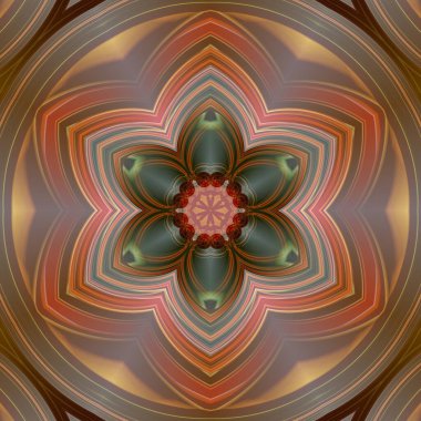 çok renkli yemek kâselerinin kenar ışıklandırması tekrarlanan dönüşümlerle eşsiz sanat görüntülerine dönüştü