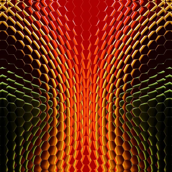 Ciotole Multicolore Cerchio Illuminazione Trasformata Immagini Arte Uniche Ripetendo Trasformazioni — Foto Stock