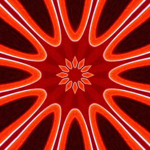 Геометрические Фигуры Узоры Конструкции Ярко Красном Оранжевом Цветах Темно Белым — стоковое фото