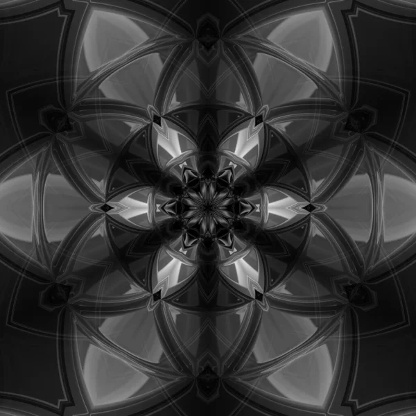 Monochromatický Černobílý Obraz Vaření Misky Ráfku Osvětlení Unikátních Uměleckých Obrazů — Stock fotografie