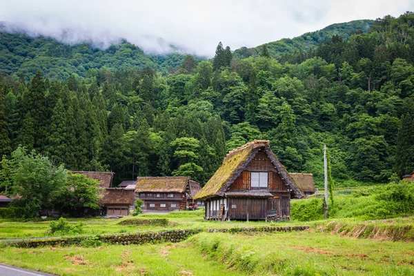 Village Japonais Traditionnel Historique Shirakawago Dans Préfecture Gifu Japon Gokayama — Photo