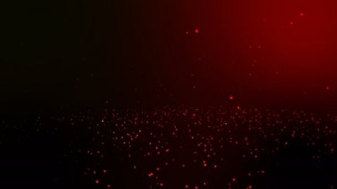 Sonbahar arka plan, parlaklık parçacık kırmızı arka plan sorunsuz döngü ve loopable animasyon hareketli kırmızı daire