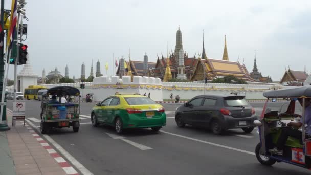 Bangkok Thailandia Maggio 2019 Turisti Che Visitano Grand Palace Wat — Video Stock