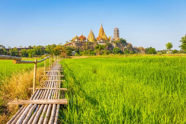 Paisaje Del Templo Wat Tham Sua Templo Cueva Del Tigre — Foto de Stock