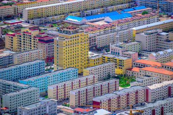 City Street view of The Qilian County,Qinghai, China.