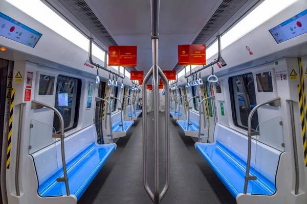 Lanzhou China 2020 Lanzhou Rail Transit Trains — Stockfoto