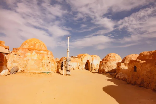 Décoration Star Wars Dans Désert Sahara Apparence Décor Original Été — Photo