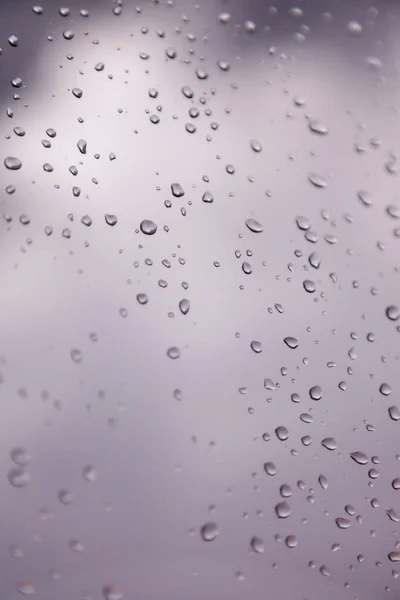Σταγόνες Νερού Σταγόνες Βροχής Στους Υαλοπίνακες Φυσικό Μοτίβο Σταγόνων Βροχής — Φωτογραφία Αρχείου