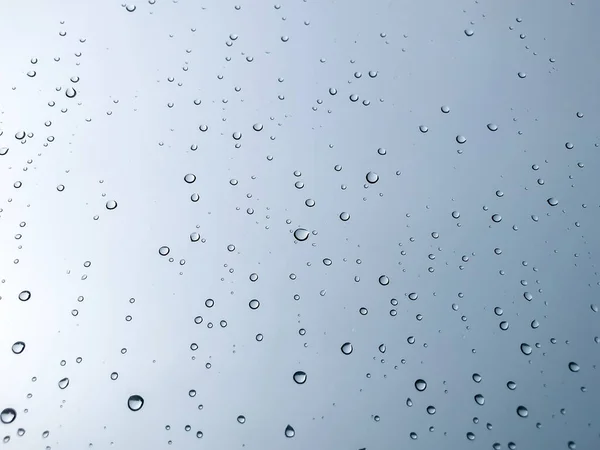 Hintergrund Sind Wassertropfen Natürliches Muster Von Regentropfen Regentropfen Auf Fensterscheiben — Stockfoto