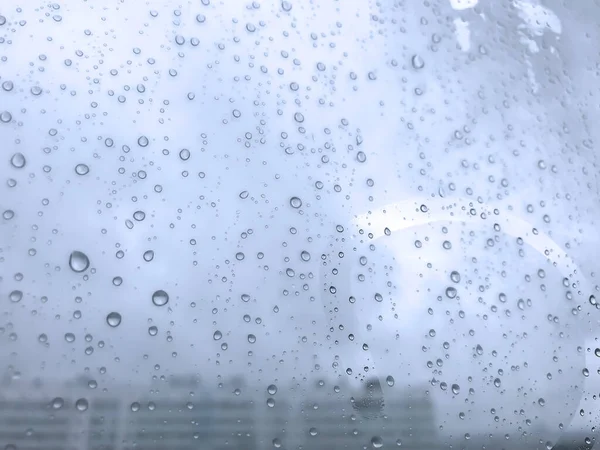 Gotas Agua Fondo Patrón Natural Gotas Lluvia Gotas Lluvia Los — Foto de Stock