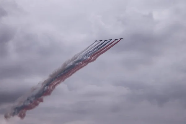 San Petersburgo Rusia Julio 2020 Día Marina Rusia Desfile Naval — Foto de Stock