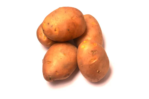 Це картопля. ізольовані на білому фоні — стокове фото