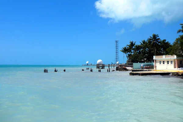 Prachtige Zeegezicht Met Zonnige Lucht Key West Florida — Stockfoto