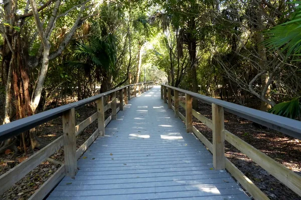 佛罗里达州Sanibel岛的木桥 — 图库照片