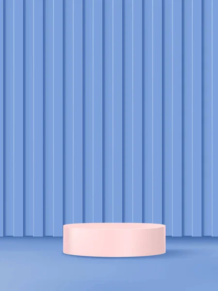 Illustration Pastel Colors Abstract Studio Shot Product Display Back — 스톡 벡터