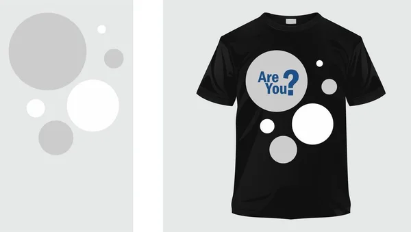 Stylový Tričko Oblečení Módní Design Abstraktní Kompozicí Černo Bílými Kruhy — Stock fotografie