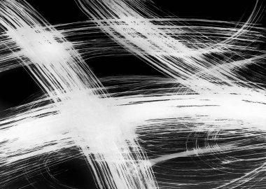 Soyut bir tarzda yüksek hızda hareket eden trenin penceresinden ahenkli bir manzara, meditasyon ripofit enerjisi