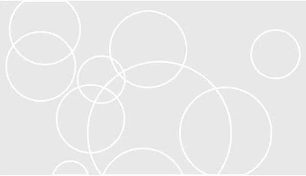 Siyah ve beyaz daireli soyut kompozisyon. 43 numara eğitici illüstrasyon. Sınırlı renk paleti. Kaos kabarcıkları. Geometrik pankart