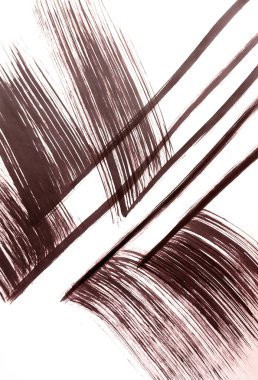 Rüzgarda soyut bir şekilde yükselen bayraklar grubu. Soyut kar meditasyonu