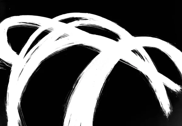 üç esnek yay çizgisi soyut tarzda bir ripofit enerji meditasyonunda uyumlu bir kompozisyon oluşturur