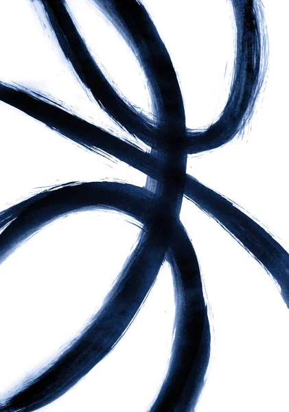 Esnek yay çizgileri, soyut bir kar meditasyonu enerjisiyle bitiş çizgisini ilk geçen kişinin resmini oluşturur.