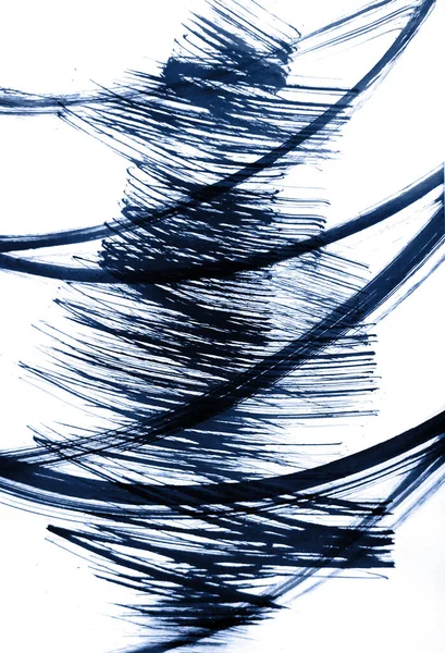 Muž Klobouku Kráčí Ulicí Čase Deště Větru Abstraktním Stylu Meditační — Stock fotografie