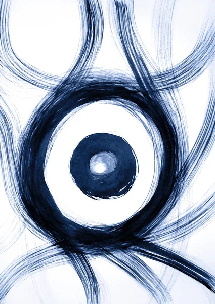 Гармонія Погляду Широкі Відкриті Очі Магнітні Поля Навколо Кожної Клітини — стокове фото