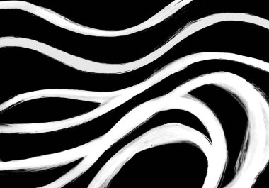 Esnek yay çizgileri soyut bir Rpofit enerji meditasyonunda uyumlu bir kompozisyon oluşturur