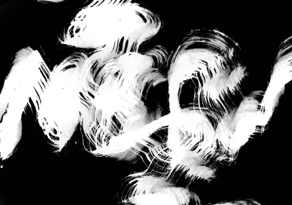 Шлях Відображення Форматі Аркуша Широкою Щіткою Каліграфія Широким Пензлем Чорнила — стокове фото