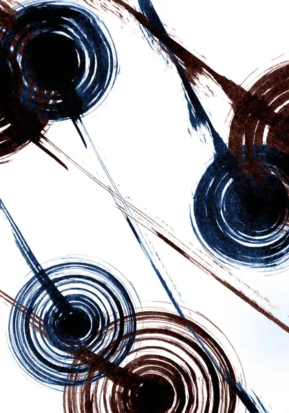 Soyut bir tarzda, üç dairenin paralel hareketi tasvir edilir. Meditasyon, enerji, kâr ve rahatlama için.