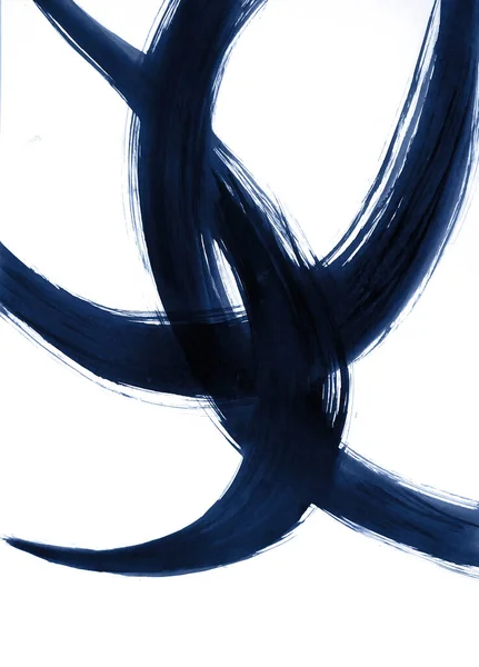 üç esnek yay çizgisi soyut tarzda bir ripofit enerji meditasyonunda uyumlu bir kompozisyon oluşturur