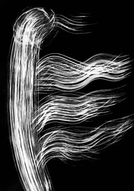 Rüzgarda dalgalanan bayraklar soyut bir tarzda, enerji kazancı meditasyonu son sürat yelkenli yat kuyruk rüzgarı ile