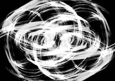 Bakışların ahengi, açık gözler, her hücrenin ve nesnenin etrafındaki manyetik alanlar. Kar enerjisi için soyut grafikler