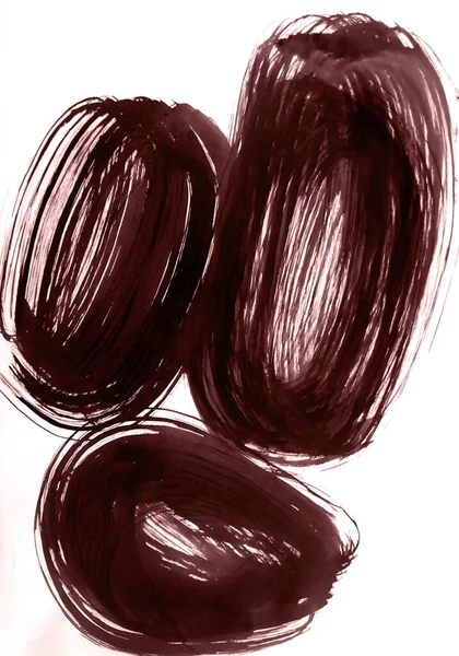 Soyut bir şekilde, üç oval nokta nesnesi bir arı veya korkmuş bir yüz görüntüsü yaratmak için tasvir edilir. Meditasyon, enerji, fayda ve rahatlama için.