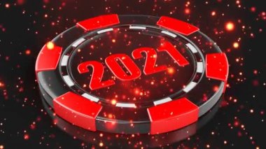 2021 'de kumarhane çipi parlayan parçacıklardan oluşan bir akış, ışık saçan parçacıklardan oluşan bir akım. ışık efektleri soyut biçimde hareket eder ve esnek çizgiler. 