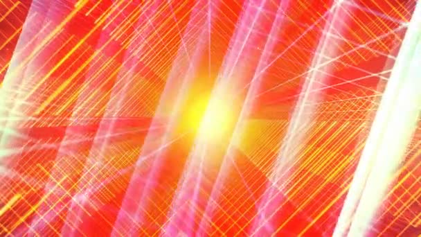 Flujo Partículas Luminosas Ciclo Flujo Partículas Luminosas Efectos Luz Líneas — Vídeo de stock