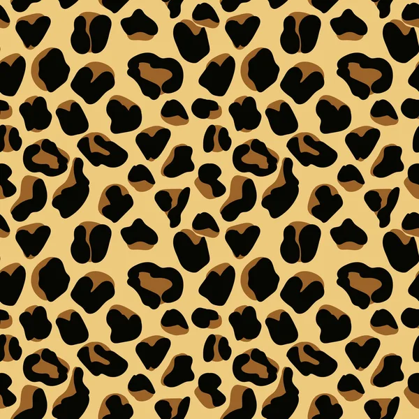 Леопардовая Кожа Бесшовный Векторный Узор Текстуры Абстрактный Принт Кожи Аниме — стоковый вектор