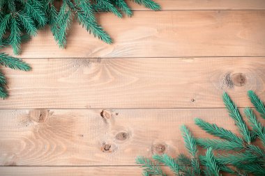 Metnin için kopyalama alanı olan Noel sınır çerçevesi kartı