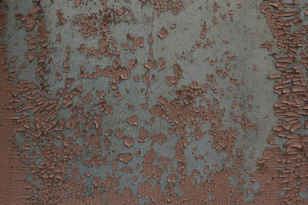Peeling Paint Wall Seamless Texture Pattern Rustic Blue Grunge Material — Stock Photo, Image