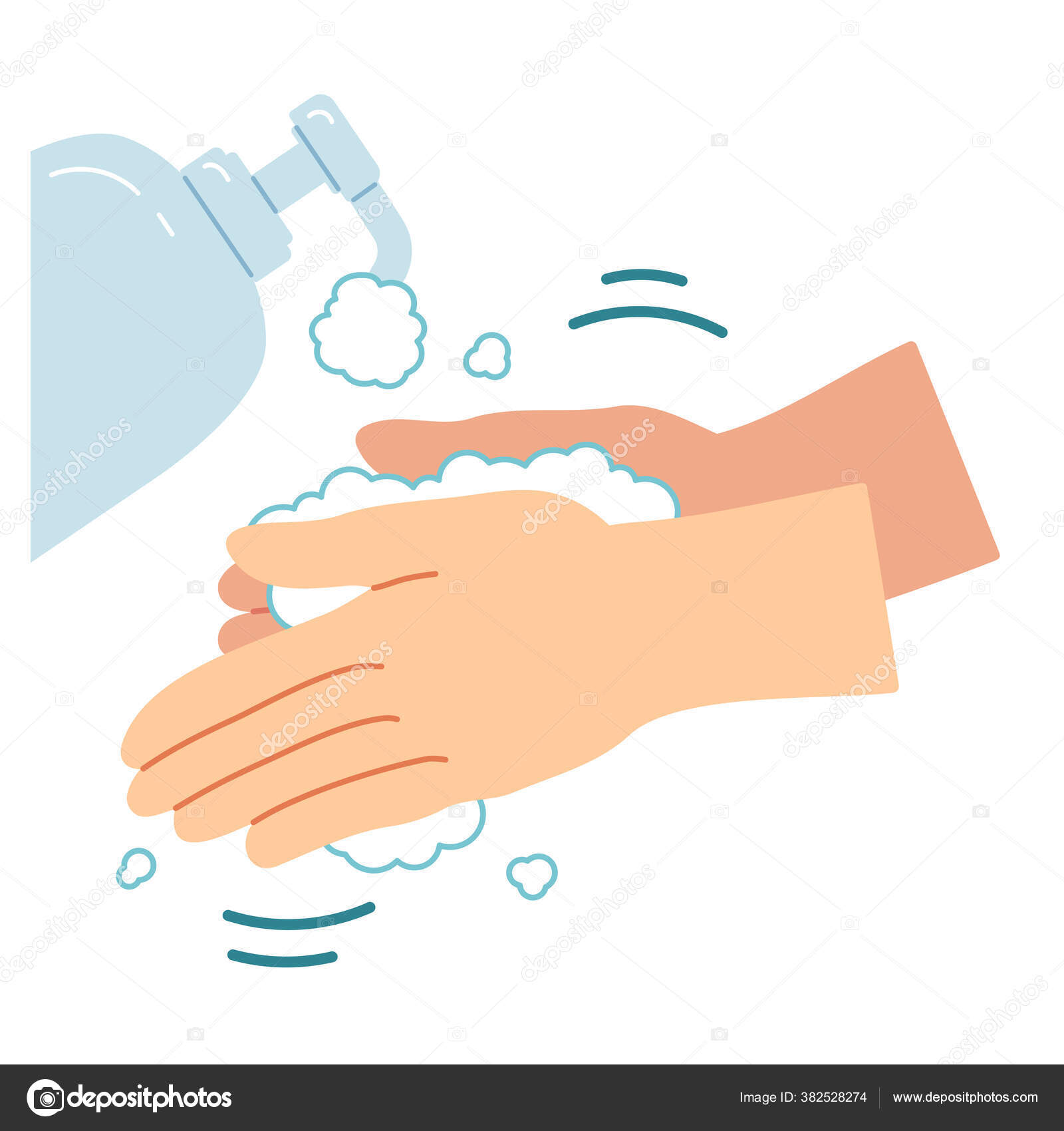 Proper Hand Washing Procedure Plenty Soap Your Hands Rub Your Stock proper-hand-washing-procedure-plenty-soap-your-hands-rub-your-stock
