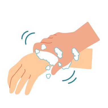 7 numaralı el yıkama prosedürü, bileğini yıkamayı unutma..