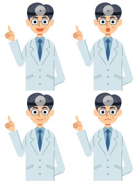 Kafasında ayna olan bir doktorun açıklayacağı 4 farklı yüz ifadesi..